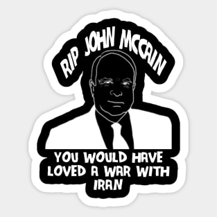 McCain War Chief Sticker